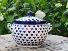 Barattolo per servire e impiattare piatti liquidi (zuppa, stufato, porridge) – Ceramica polacca 
